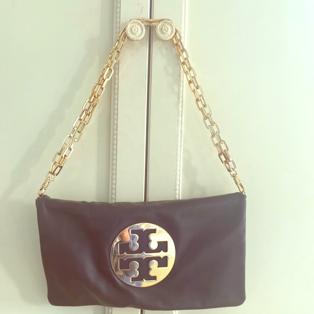 Tory Burch Brown Leather Purse